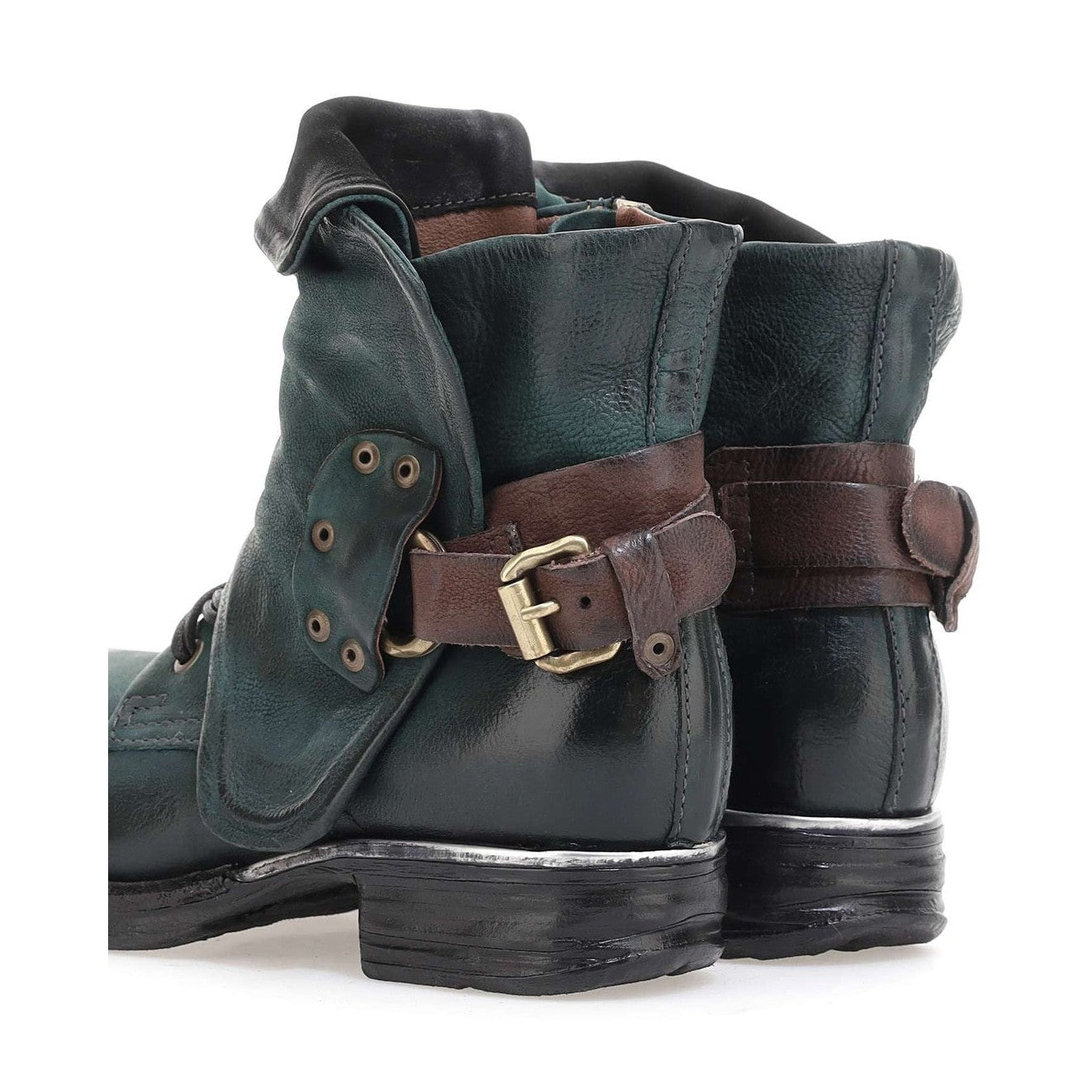 A.S.98 717204 stivaletto donna pelle anticata vista frontale