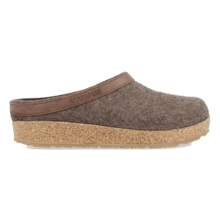 Easy on and off Haflinger Torben clogs with open heel