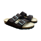 CH05 VELOUR - Sandalo a due fasce in pelle con cinturino regolabile da donna e da uomo NATUNED