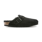 Birkenstock Boston Shearling sabot unisex nero vista laterale