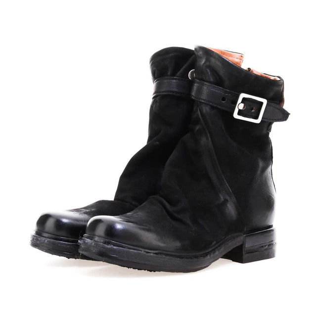 A.S.98 Anais stivaletto pelle vintage con finitura sfumata