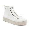 Natural World Bota Alta stivaletto donna in cotone organico — vista dall'alto