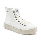 Suola in gomma naturale vulcanizzata e lacci con zip laterale Natural World Bota Alta donna