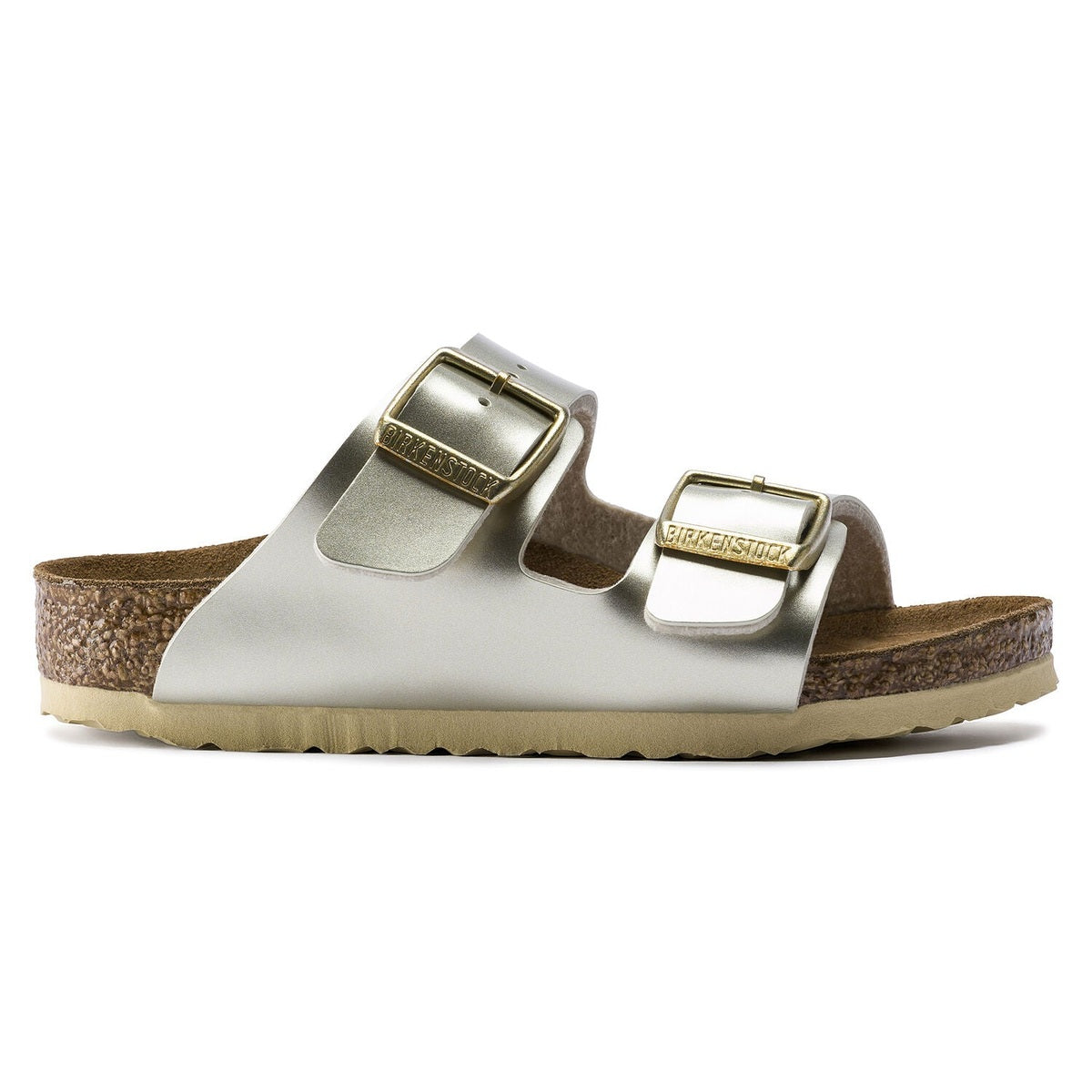 Birkenstock Arizona Kids sandalo bambino perla vista laterale