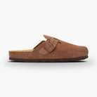 CH18 VELOUR - sabot da donna e da uomo con fibbia regolabile NATUNED plantare in lattice anatomico comfort