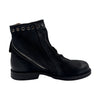 Stivaletto donna A.S.98 Alone in pelle naturale con zip laterale diagonale e tacco basso