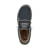 HeyDude Wally Braided mocassino uomo in tela — dettaglio soletta