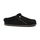 Pantofola Birkenstock Zermatt Premium donna in pelle scamosciata morbida vista laterale