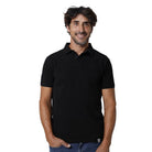 Polo uomo Negro La Nansa in cotone sostenibile