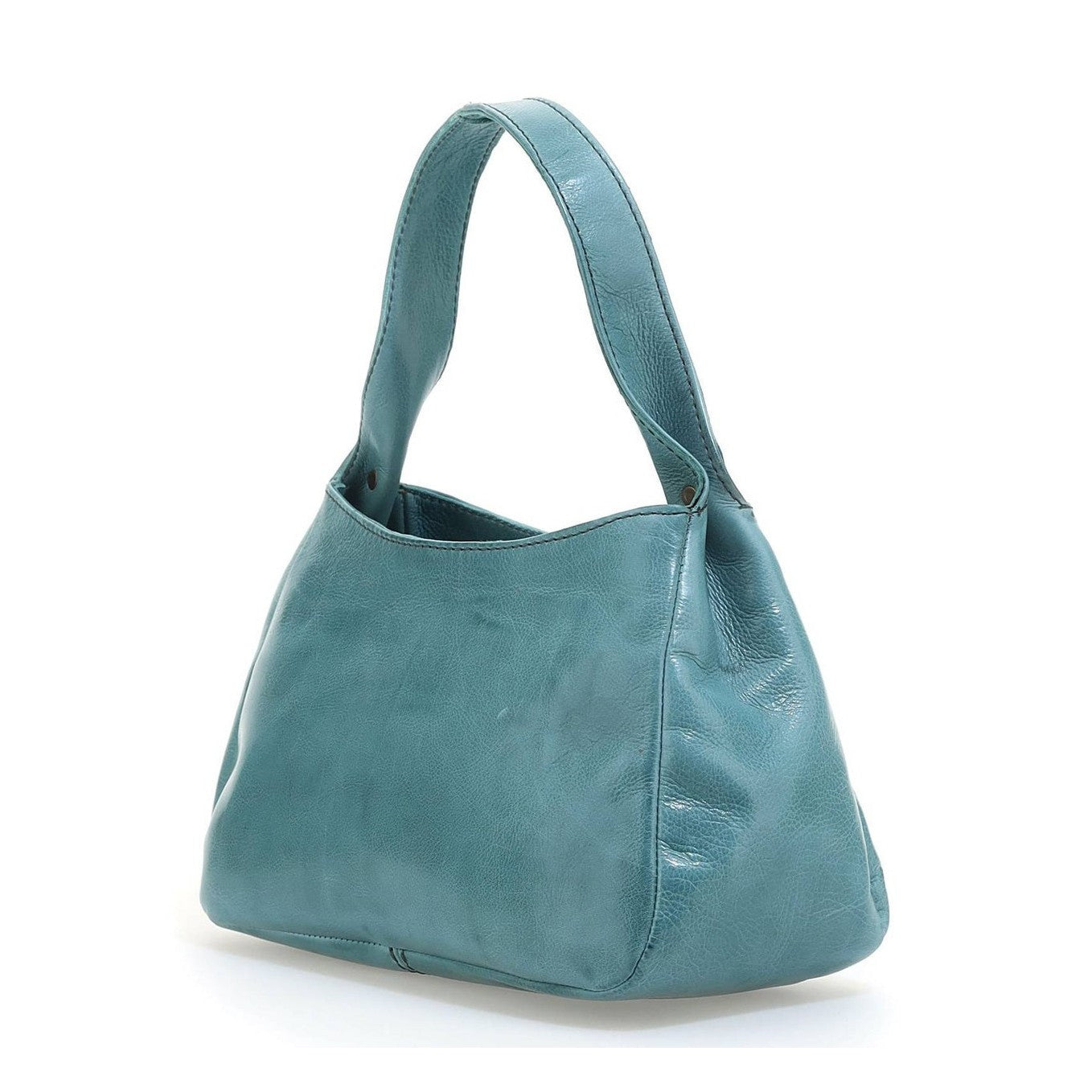 A.S.98 200726 borsa donna in pelle artigianale — dettaglio chiusura