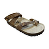 Natuned CH06 sandalo infradito donna in pelle — vista tre quarti