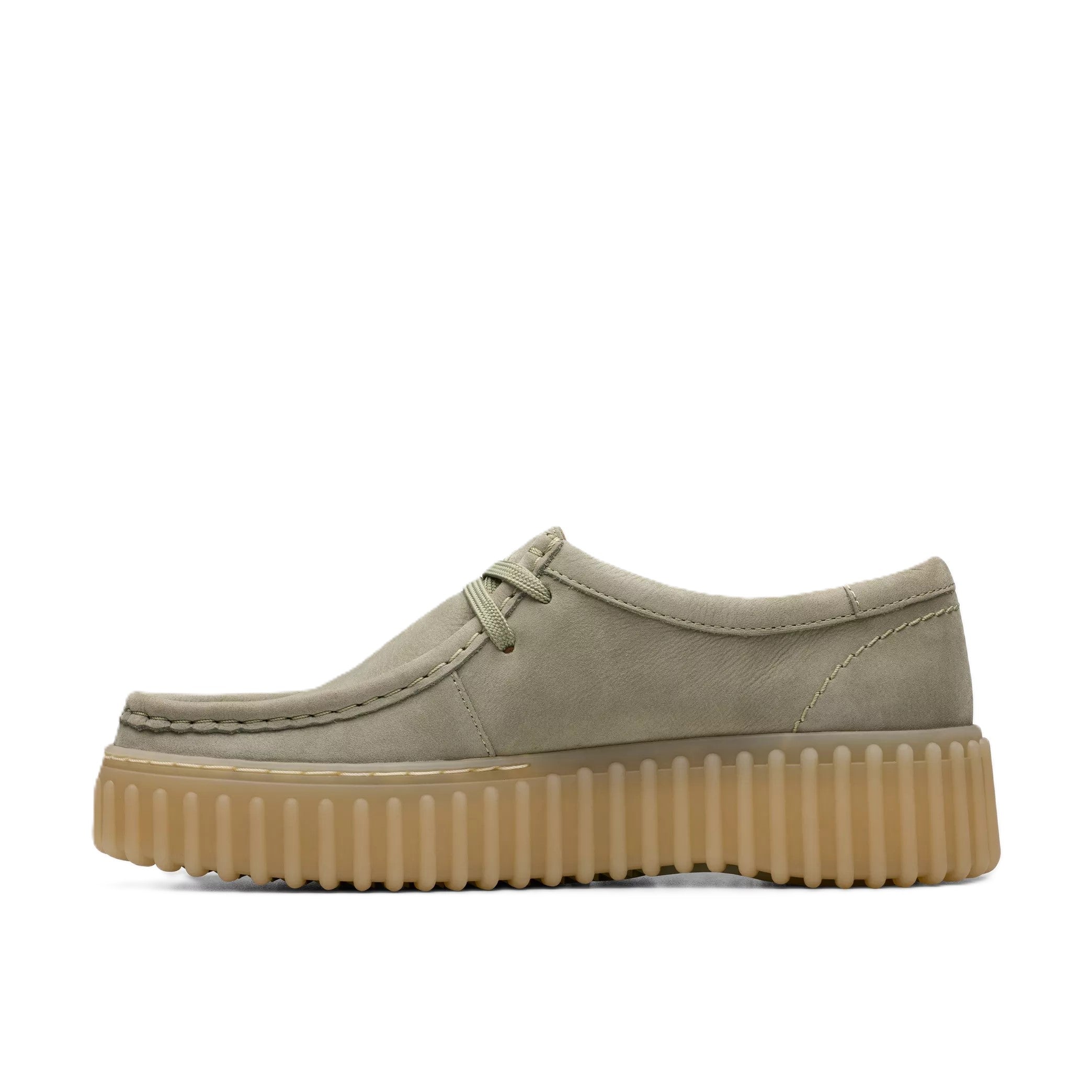 Clarks Torhill Bee Donna Scarpe In Suede Premium Con Suola Scanalata