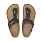 Coppia infradito Birkenstock Gizeh Classic donna pelle Nubuck plantare morbido Made in Germany