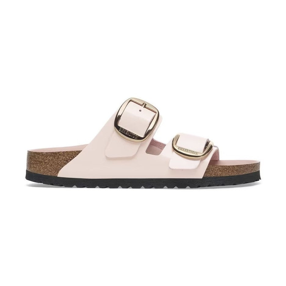 Pelle verniciata patent leather resistente e facile da pulire Birkenstock Arizona Big Buckle