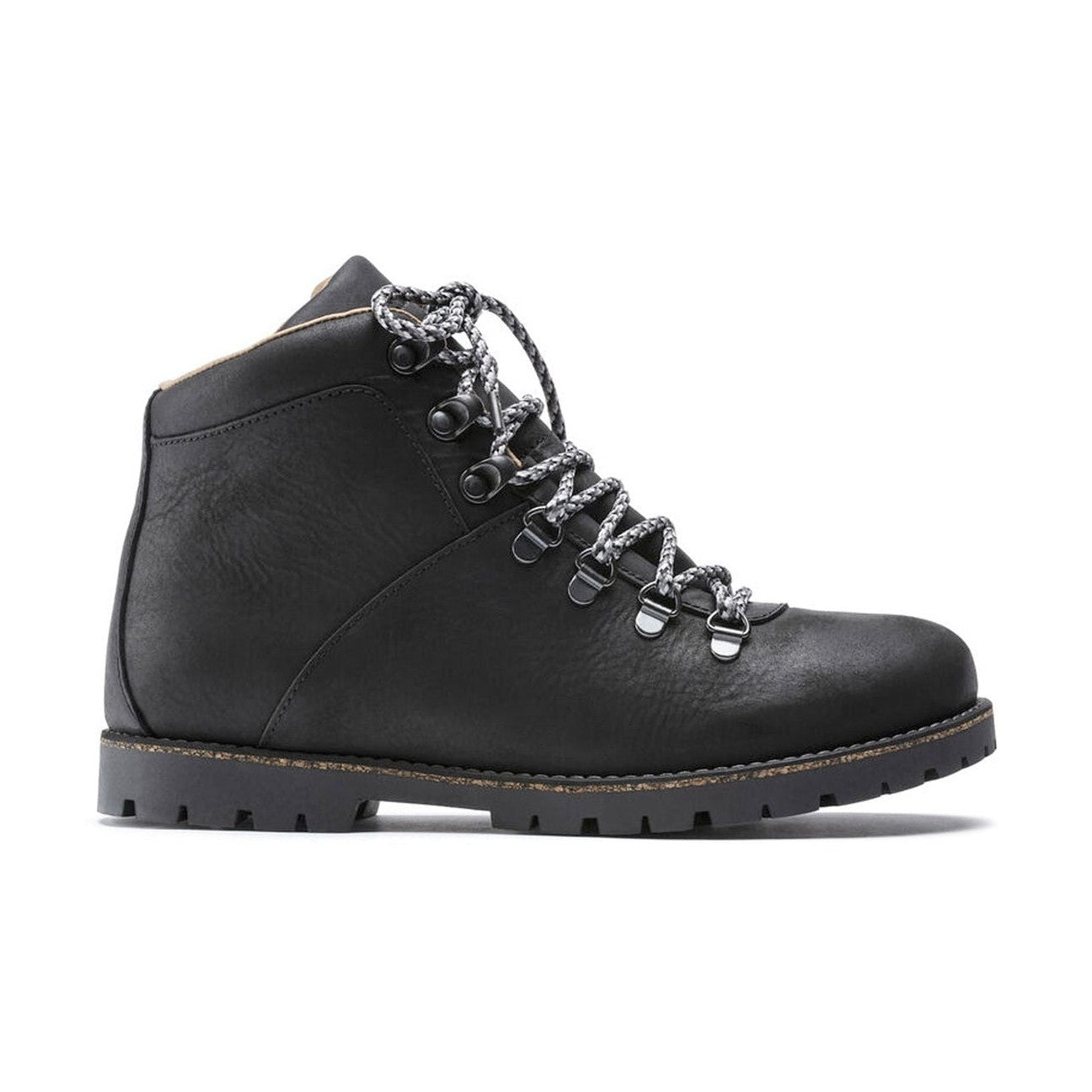 Stivaletto Birkenstock Jackson donna stringato in pelle Nubuck oliata idrorepellente vista laterale