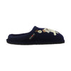 Haflinger Fido sabot unisex in lana cotta — vista laterale