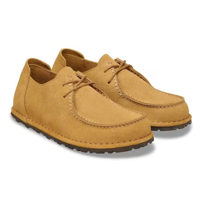 Pelle scamosciata morbida flessibile traspirante Birkenstock Utti Lace donna