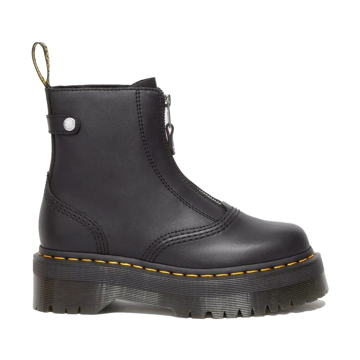 Dr. Martens Jetta Donna Stivali Platform In Pelle Sendal Con Cerniera