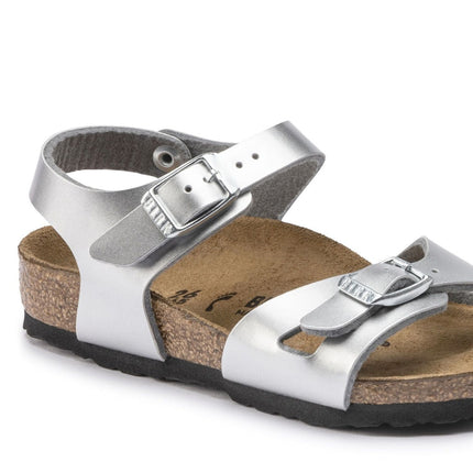 RIO (BIRKO-FLOR KIDS) - Sandalo da bambina Birkenstock con due fasce e cinturini regolabili