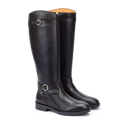 Pikolinos Puertollano stivale donna marrone vista posteriore gambale alto 37 cm