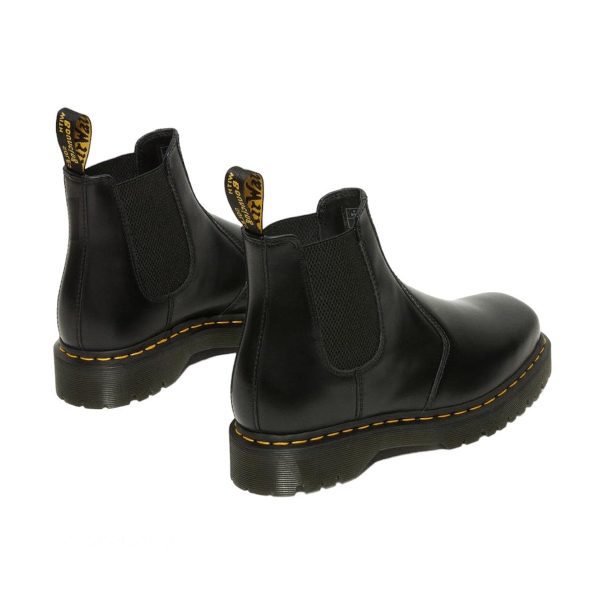 Dr. Martens 2976 Bex Squared Donna Stivaletti Chelsea In Pelle Punta Quadrata
