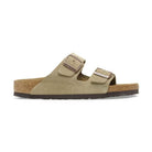 Sandalo Birkenstock Arizona unisex in pelle scamosciata vista laterale