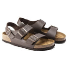 Coppia sandali Birkenstock Milano unisex Birko-Flor design tre fasce Made in Germany
