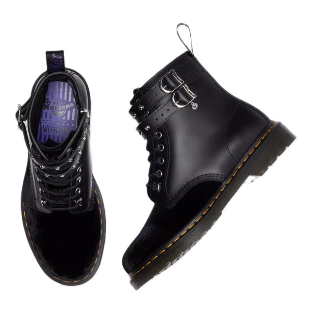 Stivali stringati a 8 occhielli in pelle marrone – 1460 WDN by Dr. Martens