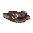 Superficie oleosa e cerata che sviluppa patina unica Birkenstock Madrid Big Buckle