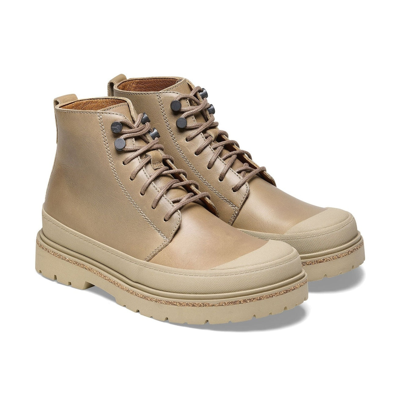 Allacciatura frontale con lacci e pelle naturale robusta Birkenstock Prescott donna
