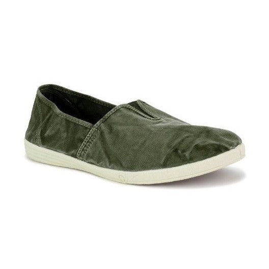 Design slip on senza lacci e tomaia cotone biologico vintage Natural World Old Poplar uomo