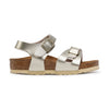 Suola EVA ammortizzante in colore coordinato Birkenstock Rio Kids Metallic
