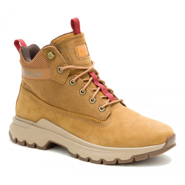 CAT Colorado Sneaker WP uomo dettaglio tomaia in nabuk impermeabile con cuciture rinforzate