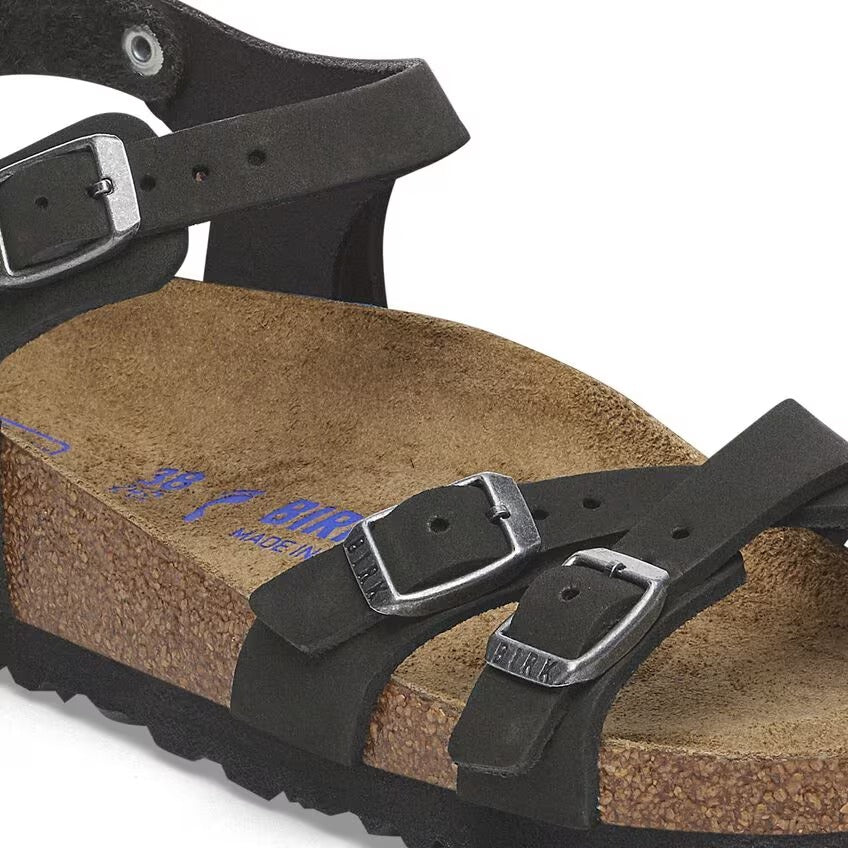 Plantare Soft Footbed con cuscinetto in schiuma di lattice Birkenstock Kumba donna Nubuck