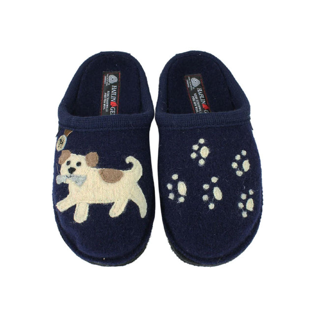Haflinger Fido clog thick felt anti-slip sole underside