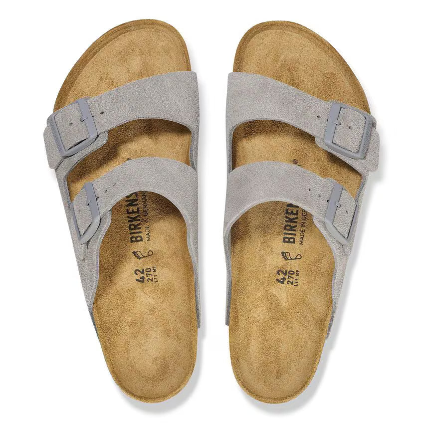 Birkenstock Arizona Classic Donna Sandalo Regular In Pelle Scamosciata