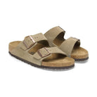 Birkenstock Arizona unisex pelle scamosciata vista angolata due fasce