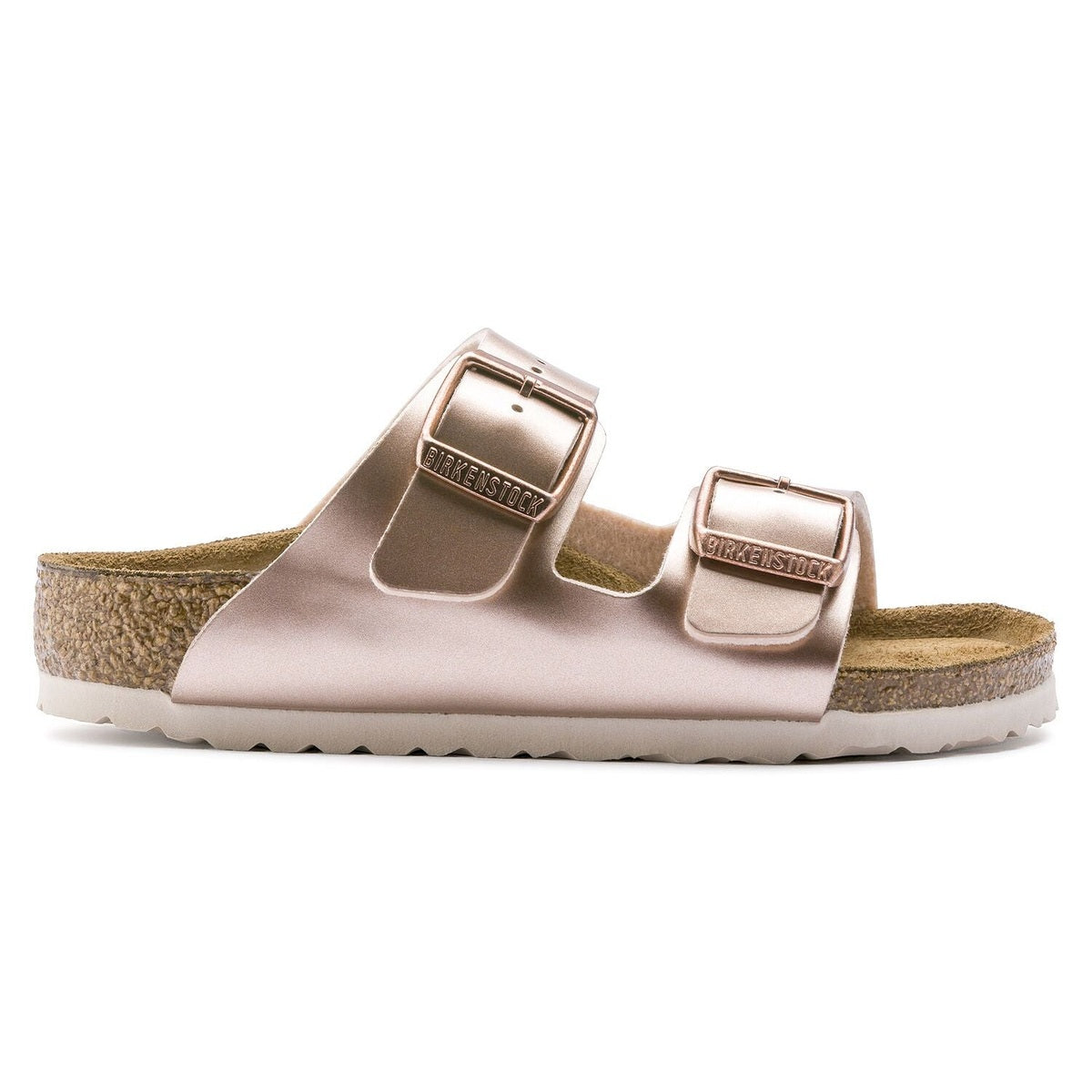 Sandalo Birkenstock Arizona Kids bambino plantare anatomico in sughero vista dall'alto