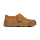Clarks Torhill Bee Donna Scarpe In Suede Premium Con Suola Scanalata