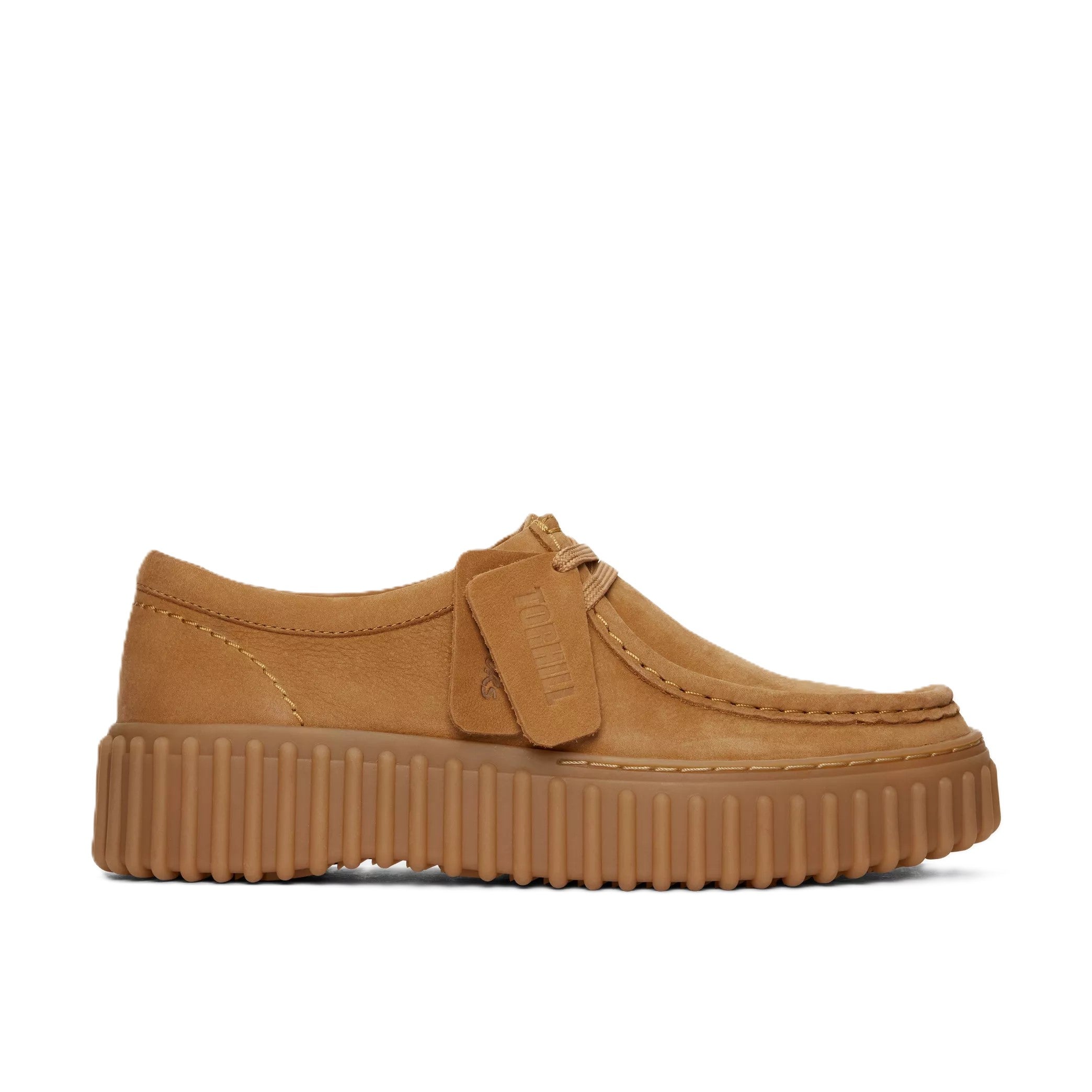 Clarks Torhill Bee Donna Scarpe In Suede Premium Con Suola Scanalata