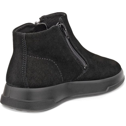 ECCO Move women's suede ankle boots with breathable lining, lightweight flexible sole and everyday comfort design