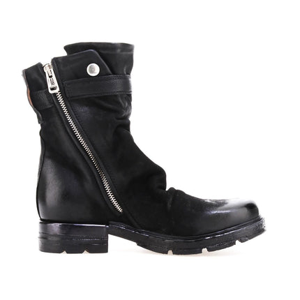 A.S.98 Anais stivaletto pelle vintage particolare collo caviglia e zip laterale