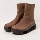 ART Brighton 1531 stivaletto donna con plateau in pelle — paio in vista a tre quarti