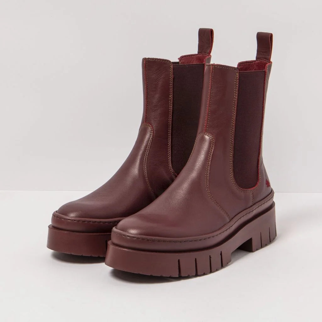 ART Amberes 1954 stivaletto Chelsea donna in pelle — paio in vista a tre quarti