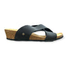 CH13 Sandalo a fasce incrociate da donna NATUNED  plantare in lattice anatomico comfort