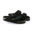 Fibbie in metallo in colore coordinato regolabili Birkenstock Arizona Shearling