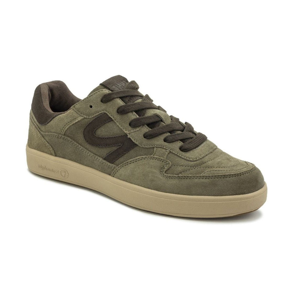 Sneaker Natural World Aylen uomo in pelle scamosciata vista laterale