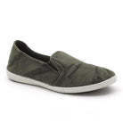 Slip on Natural World Old Crabe uomo in cotone organico finitura vintage Old vista laterale