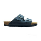 CH05 CUOIO - Sandalo a due fasce in pelle con cinturino regolabile da donna e da uomo NATUNED