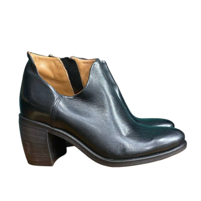 A.S.98 Rolly stivaletto donna in pelle naturale lavorata a mano con cuciture marcate